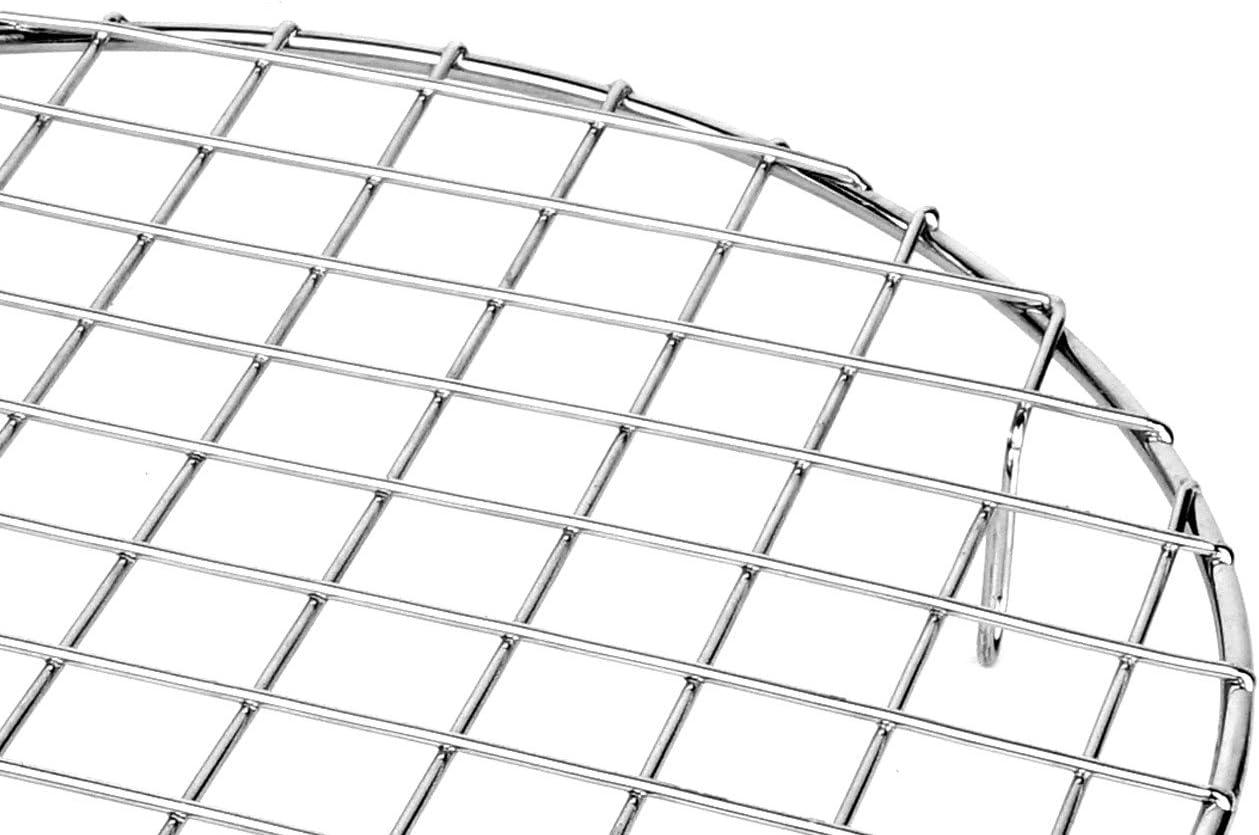 BBQ Accessories Grill Rack - 304 Stainless Steel Baking Cooking Round Rack for Rib Cookie Cakes, 10 Inches…