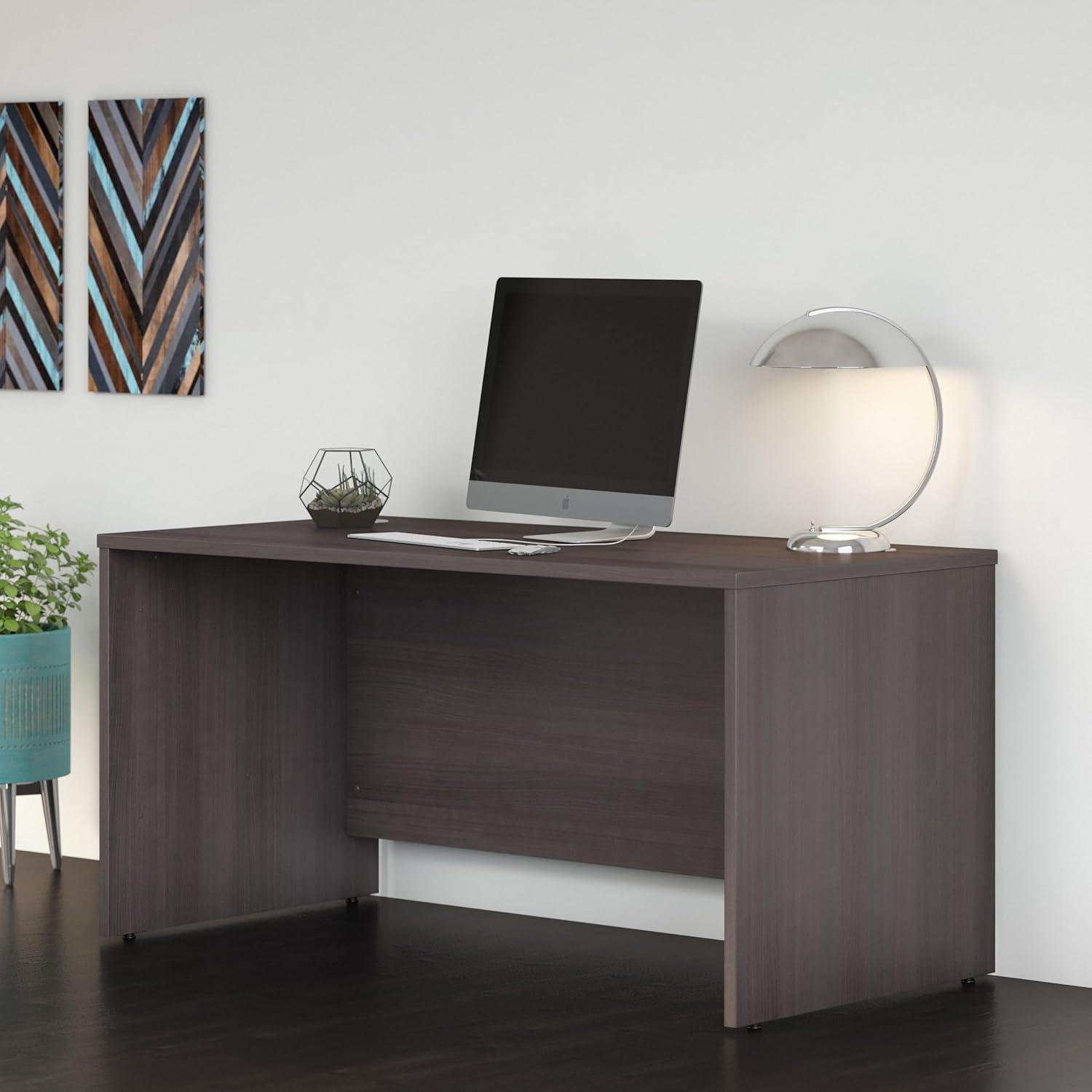 Studio C 60W x 30D Office Desk in Storm Gray - Engineered Wood