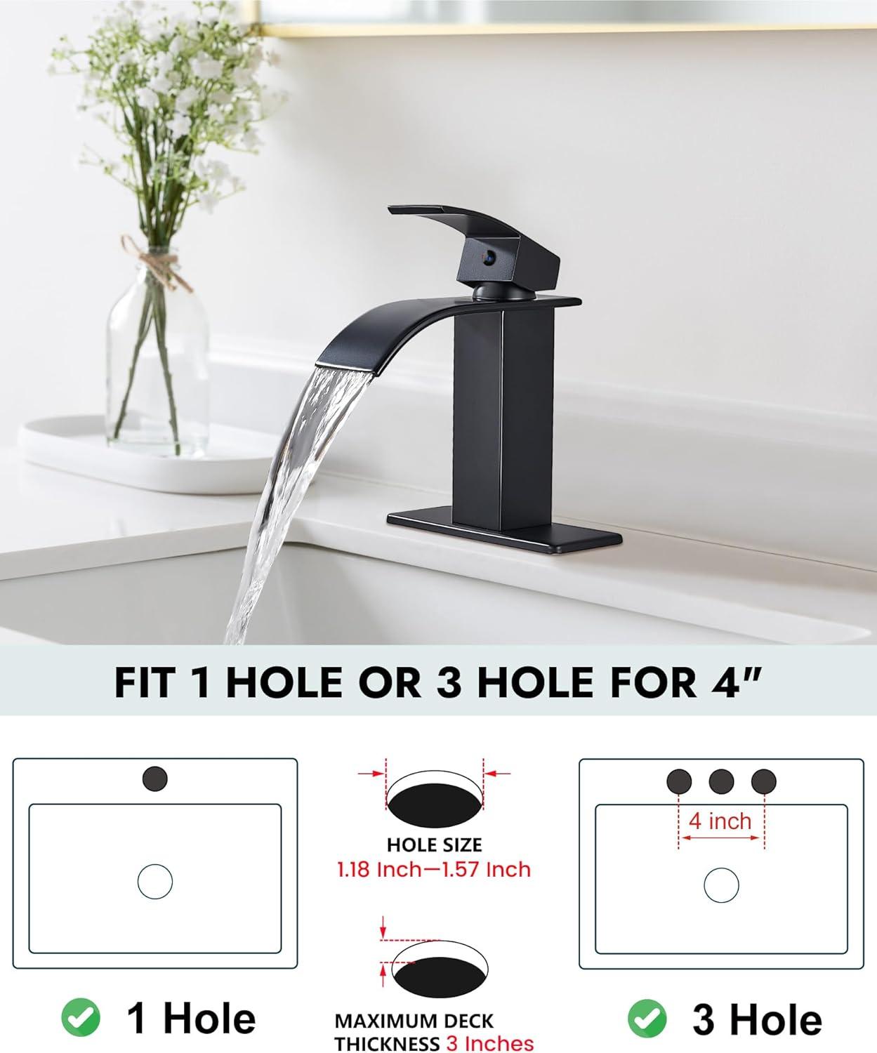 Single-Hole Single-handle Bathroom Faucet