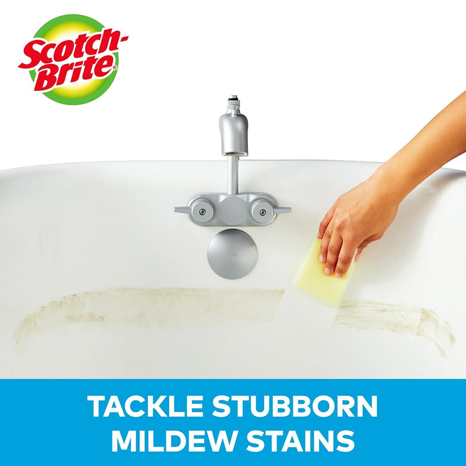 3M Scotch-Brite Dobie All Purpose Cleaning Pad  White 24 Sponges - 720