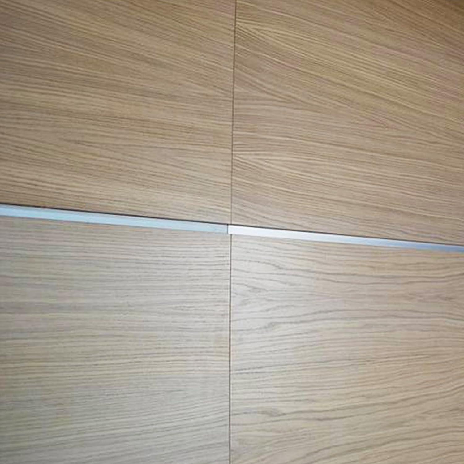 Stainless Steel Wall Molding Trim Peel and Stick, Flexible Self-Adhesive Metal Trim for Ceiling, Mirror Frame and More, Mirror-Like Finish Metallized Silver