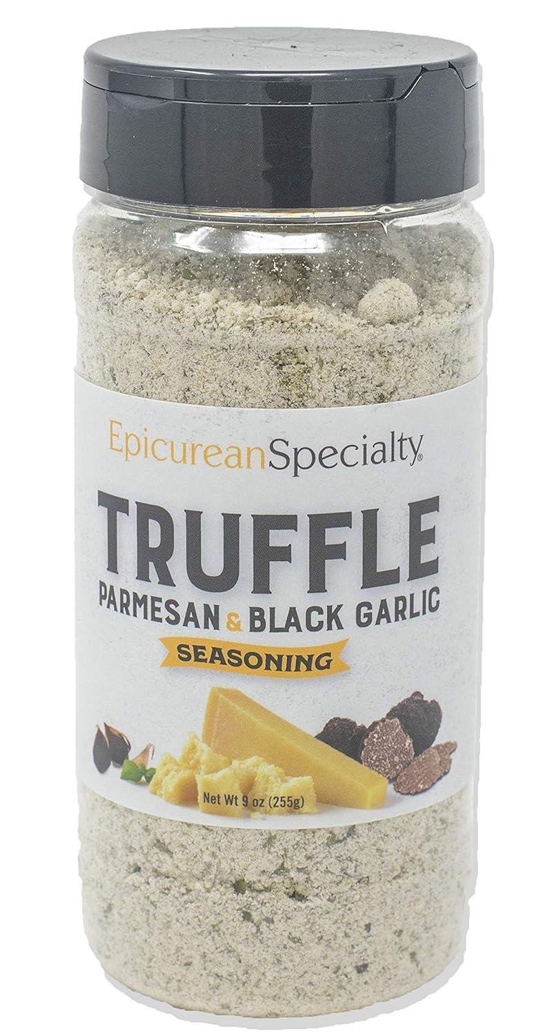 Epicurean Specialty Truffle Seasoning with Parmesan and Black Garlic 9 Ounce
