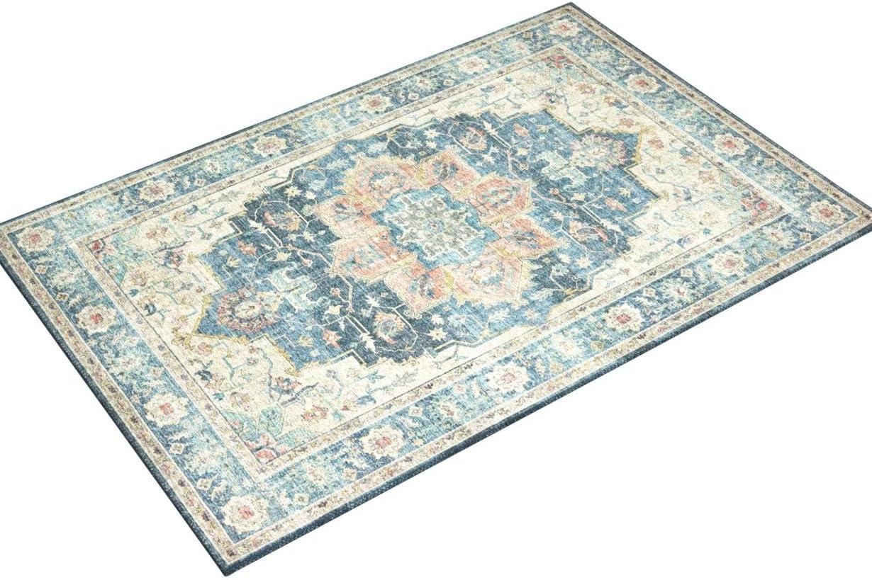 Loloi II Skye SKY-12 Ocean / Multi Oriental Area Rug 3'-6" x 5'-6"