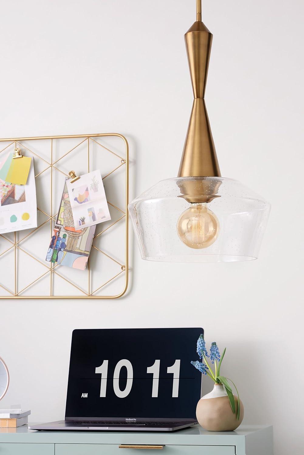 Bette 1 - Light Single Schoolhouse Pendant