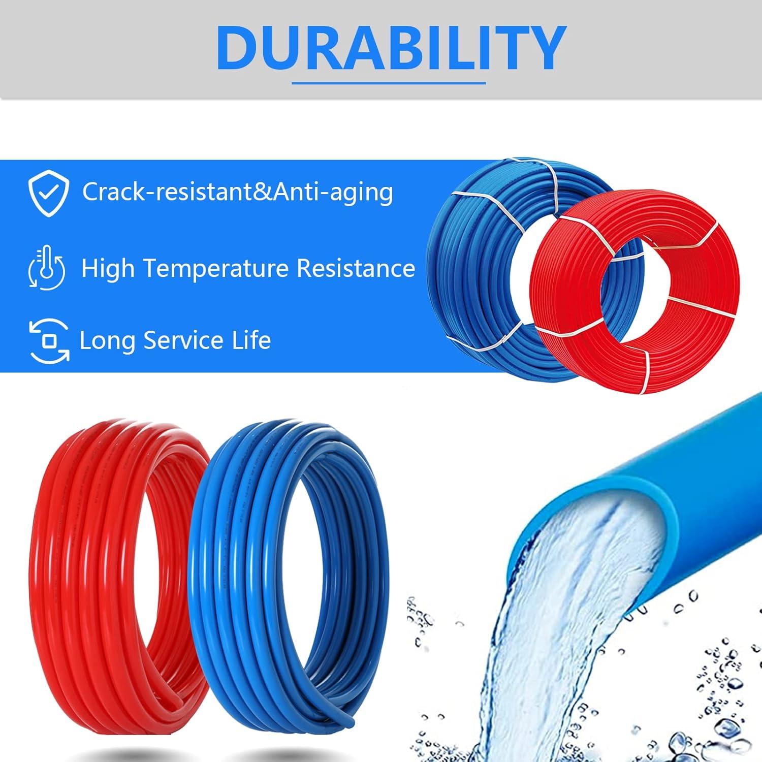 1 Inch Blue PEX-B Pipe Coil for Plumbing Applications