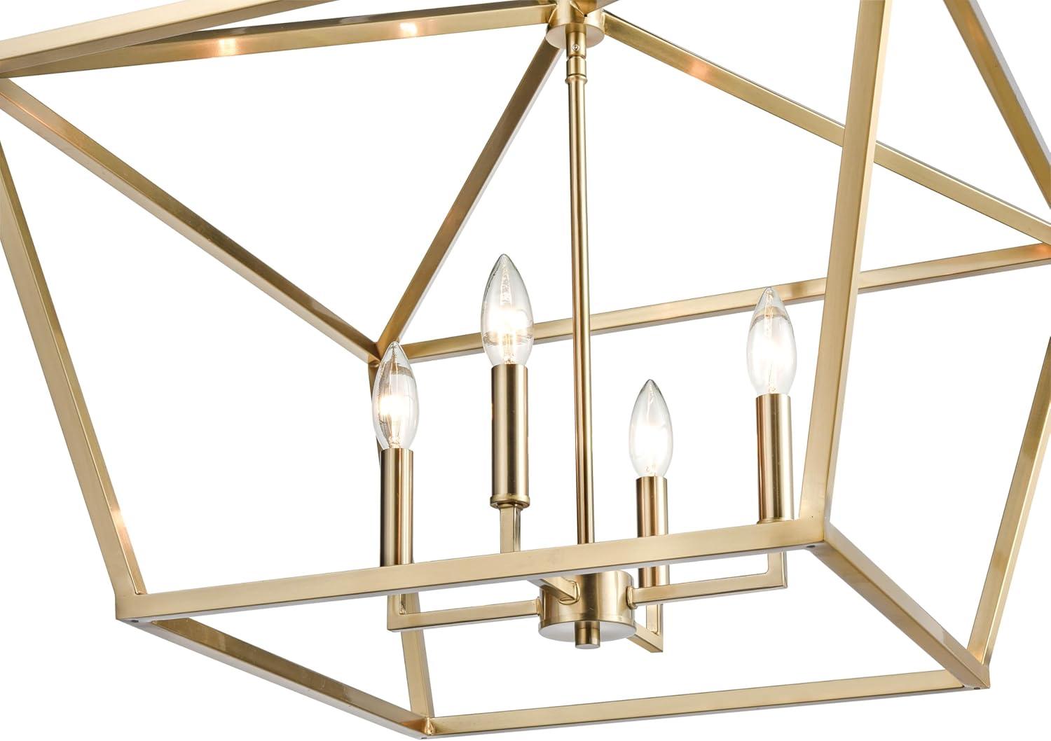 Millennium Lighting 4 - Light Pendant in  Modern Gold