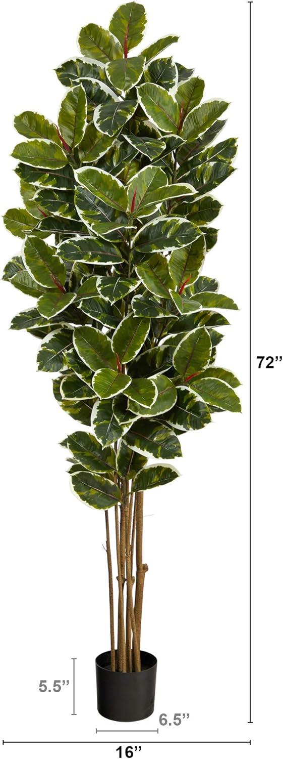 Nearly Natural 6ft. Oak Artificial Tree UV Resistant (Indoor/Outdoor)