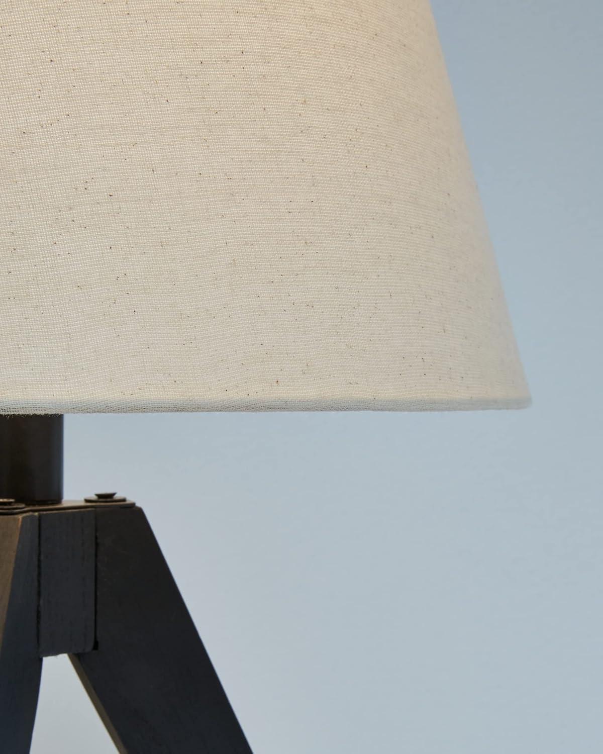 George Oliver Hacı Solid Wood Tripod Lamp (Set of 2)
