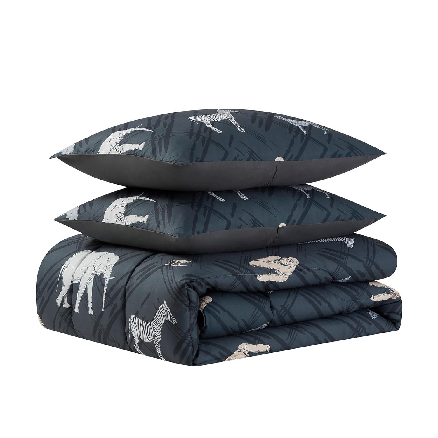 Sweet Home Collection Kids Safari Printed Bed in a Bag Comforter & Sheet Set