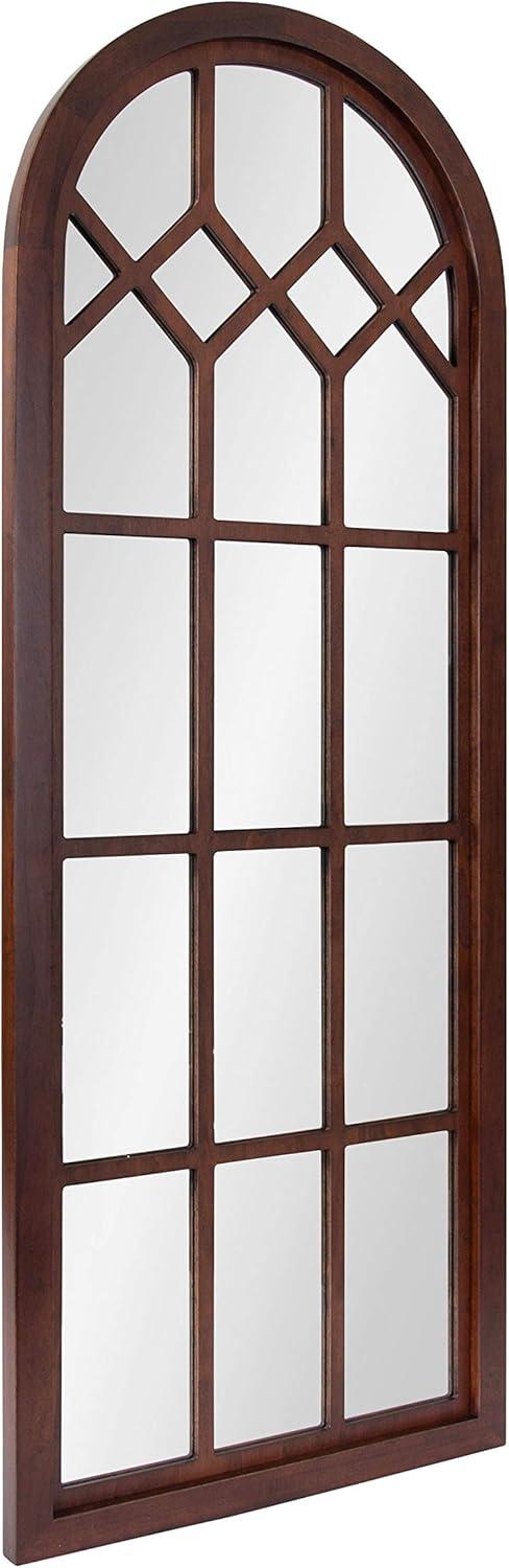 18" x 47" Gilcrest Windowpane Wall Mirror - Kate & Laurel All Things Decor