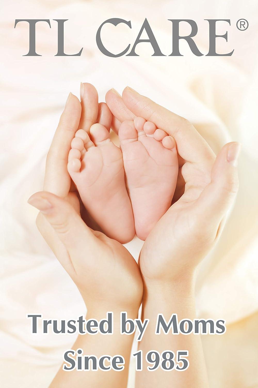 TL Care Waterproof Quilted Playard Changing Table Pads Made with Organic Cotton Top Layer - Natural