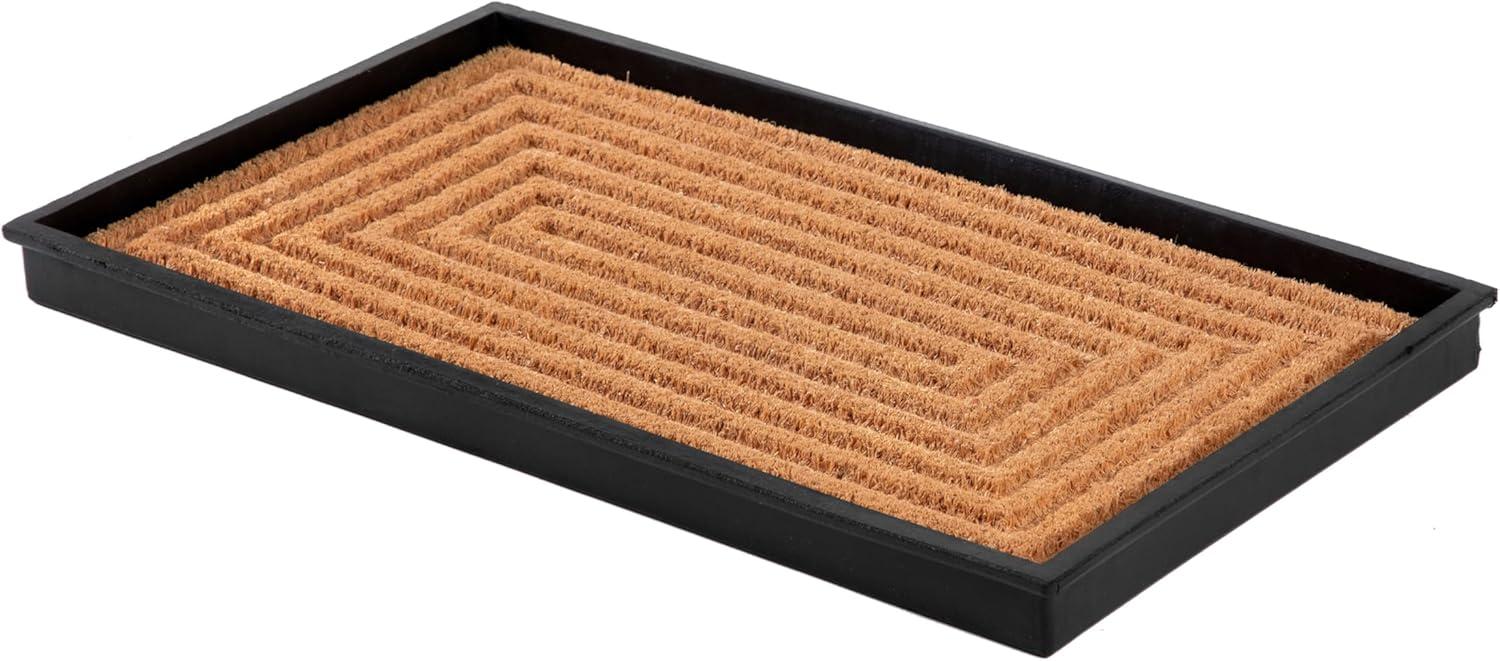 Anji Mountain Eco-Friendly Rubber Boot Tray for Muddy Shoes, Garden Tools, and Pet Supplies (Available in Multiple Sizes)