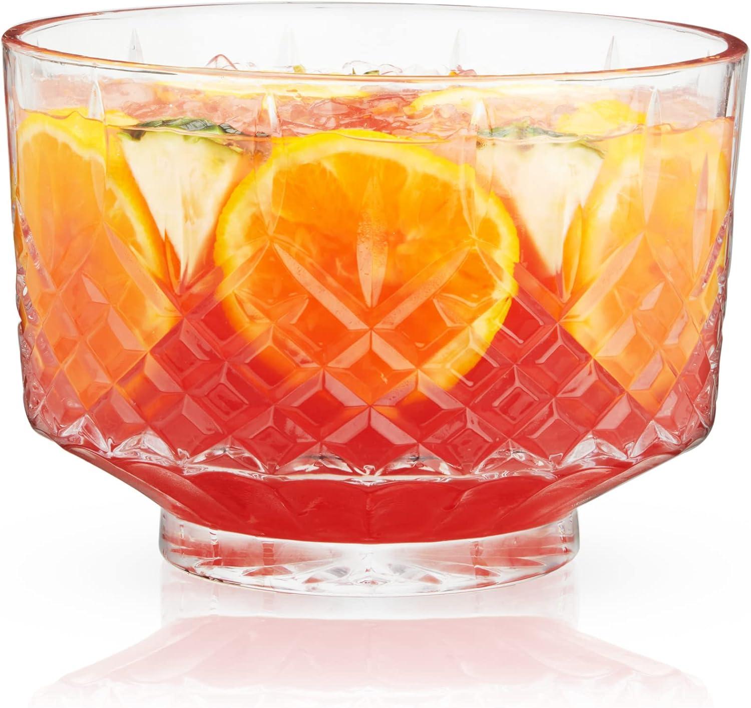 Admiral Crystal Punch Bowl