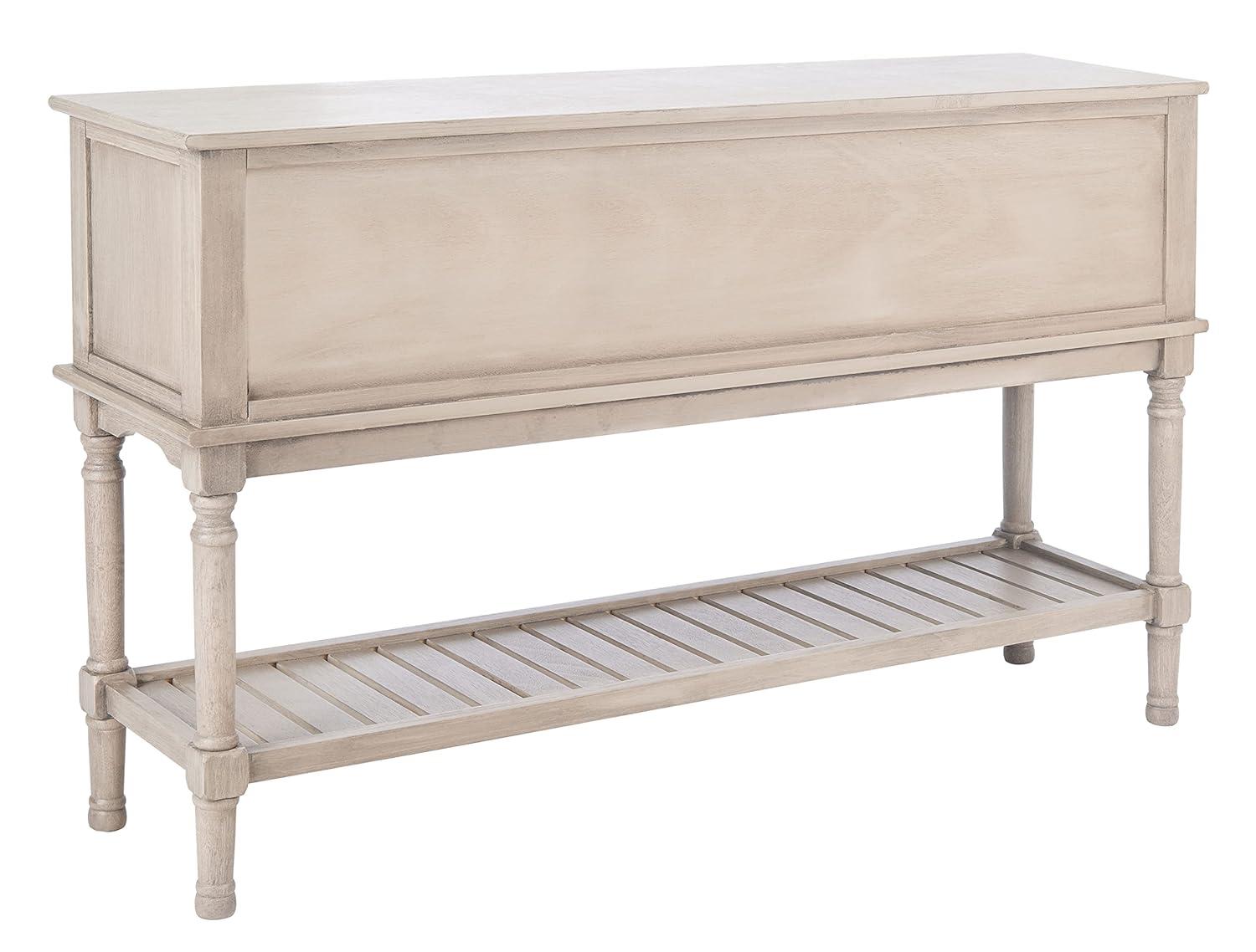 Tate 2 Drawer 2 Door Console Table - Greige - Safavieh