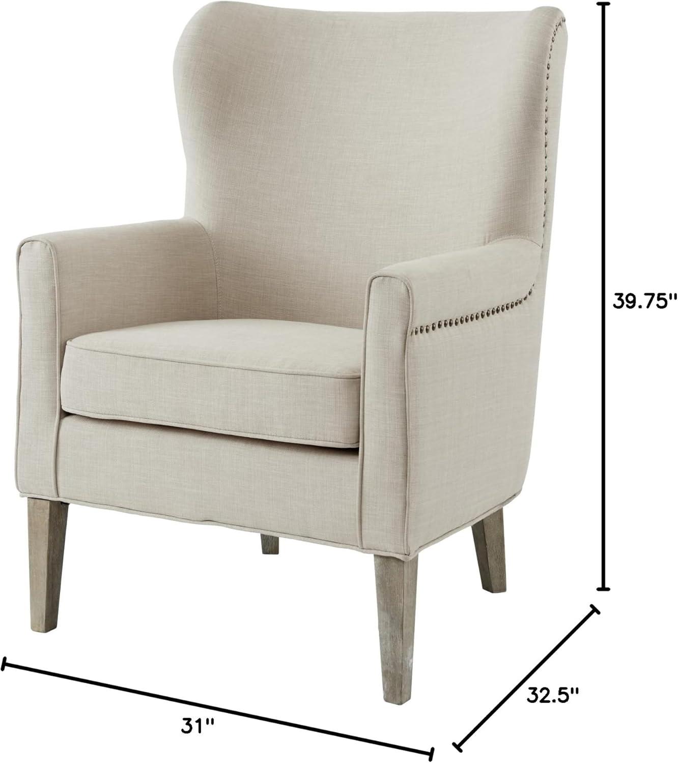 Donner Accent Wingback Chair Natural