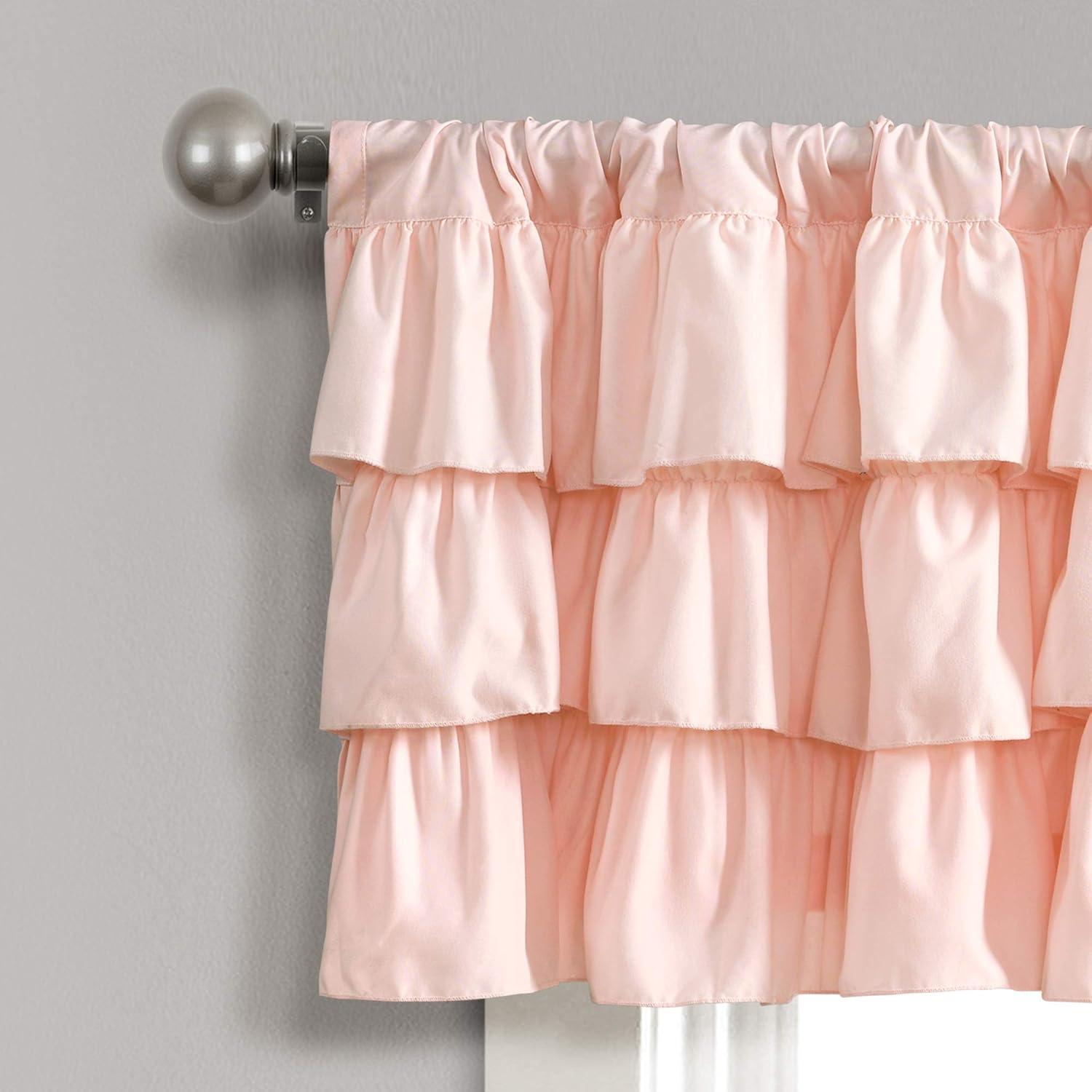 Lush Decor Belle Ruffled 84'' W Window Valance