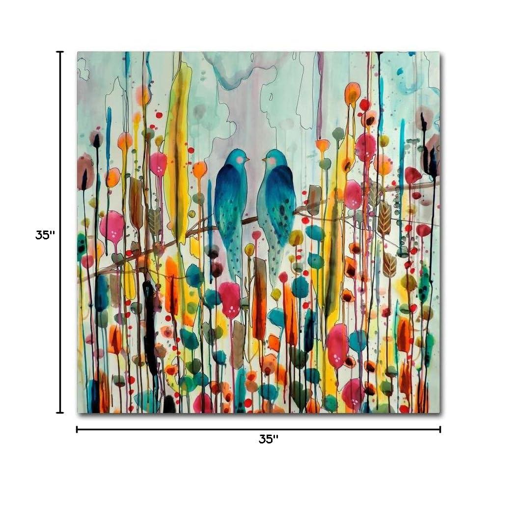 Trademark Fine Art -Sylvie Demers 'We' Canvas Art - 35''x35''