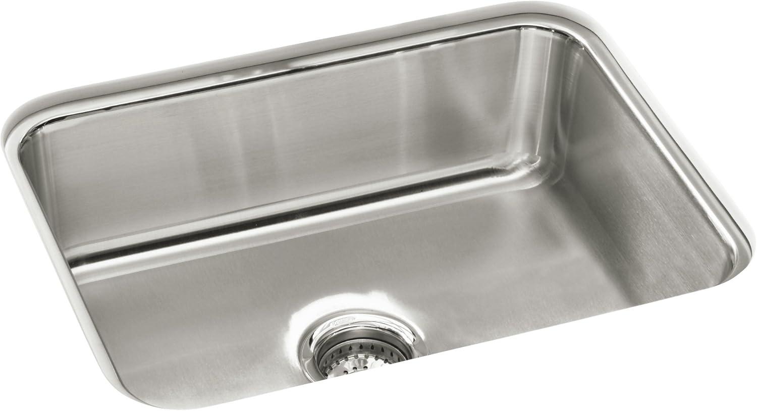 23.38'' L Undermount Single Bowl Stainless Steel Kitchen Sink