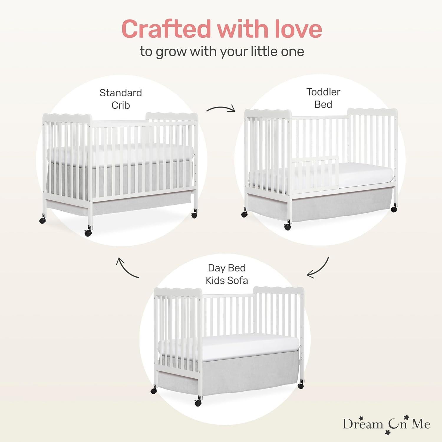 Dream On Me Carson Classic 3-In-1 Convertible Crib