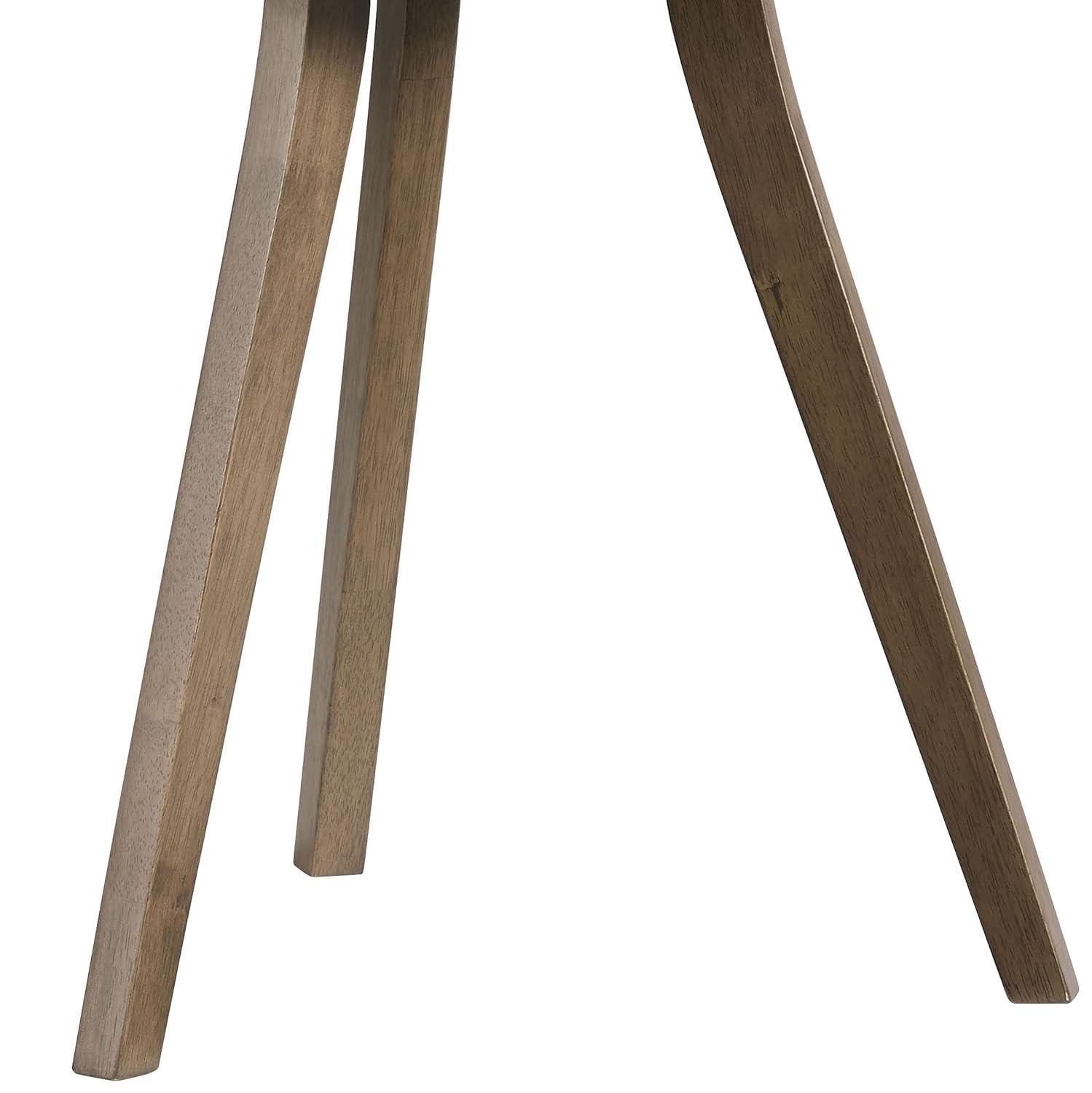 Progressive Furniture Pixie Wood End Table in Domoni White/Honey