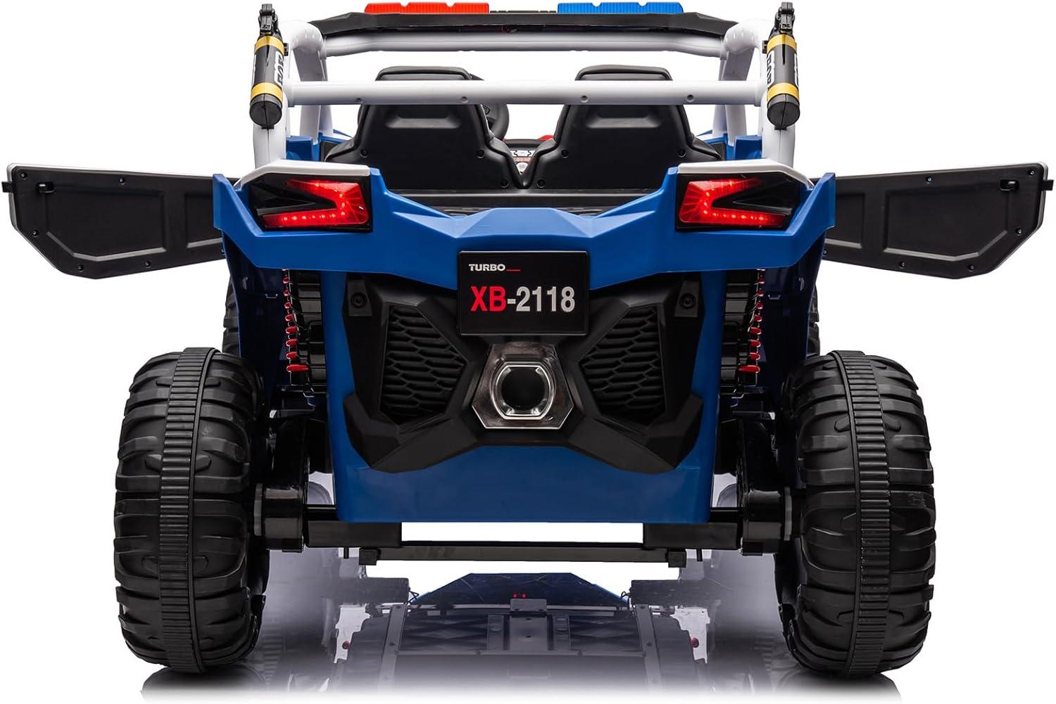 24V 2 Seater Kids Ride on UTV Car w/Remote Control, 4WD Powerful Electric Vehicle