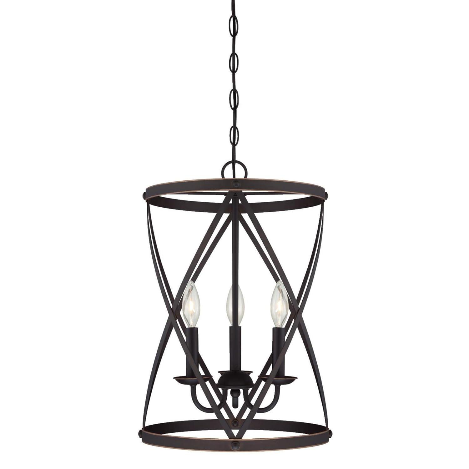 Westinghouse Lighting Westinghouse Isadora Three-Light Indoor Chandelier, Brushed Nickel Finish
