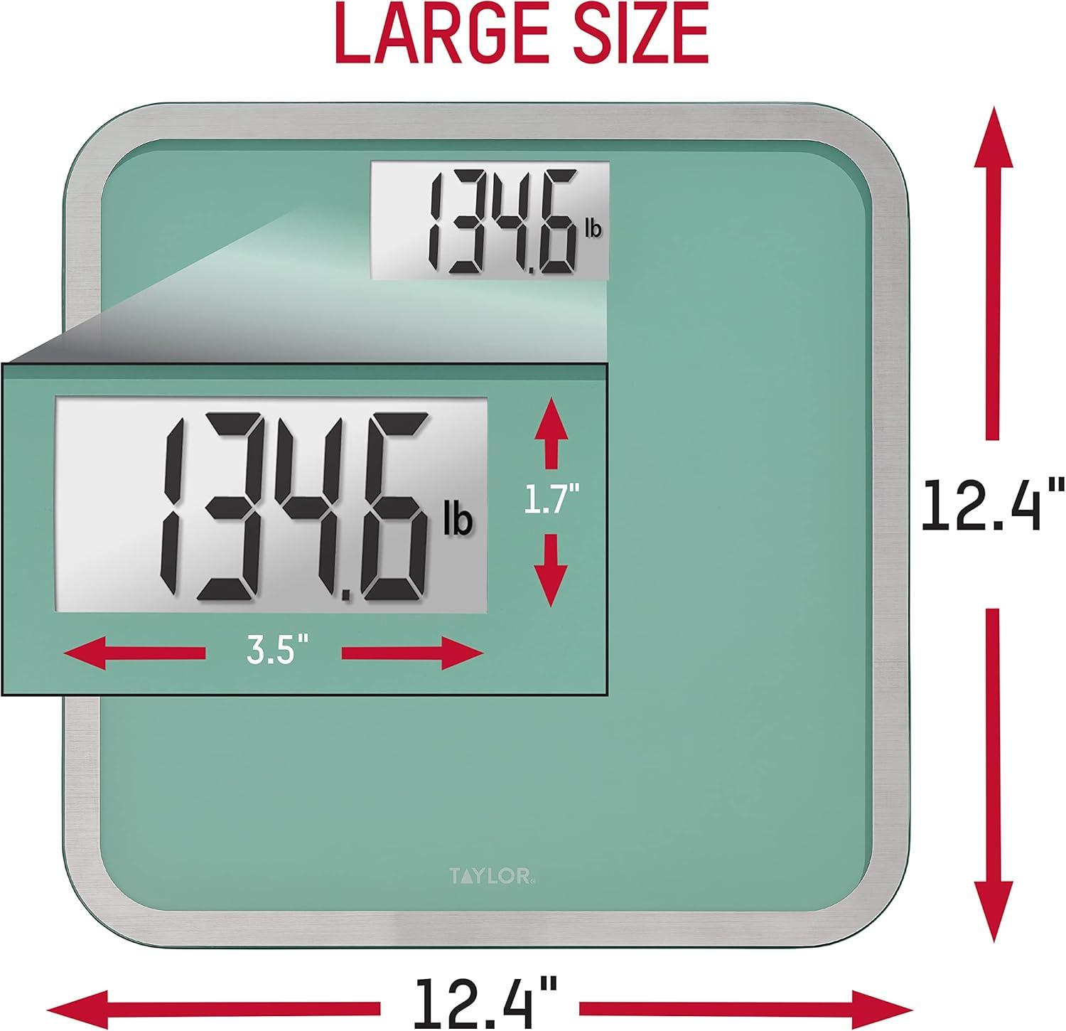 Taylor Digital Bathroom Scale, 500 Pound Capacity, Sea Foam Green & Reviews | Wayfair