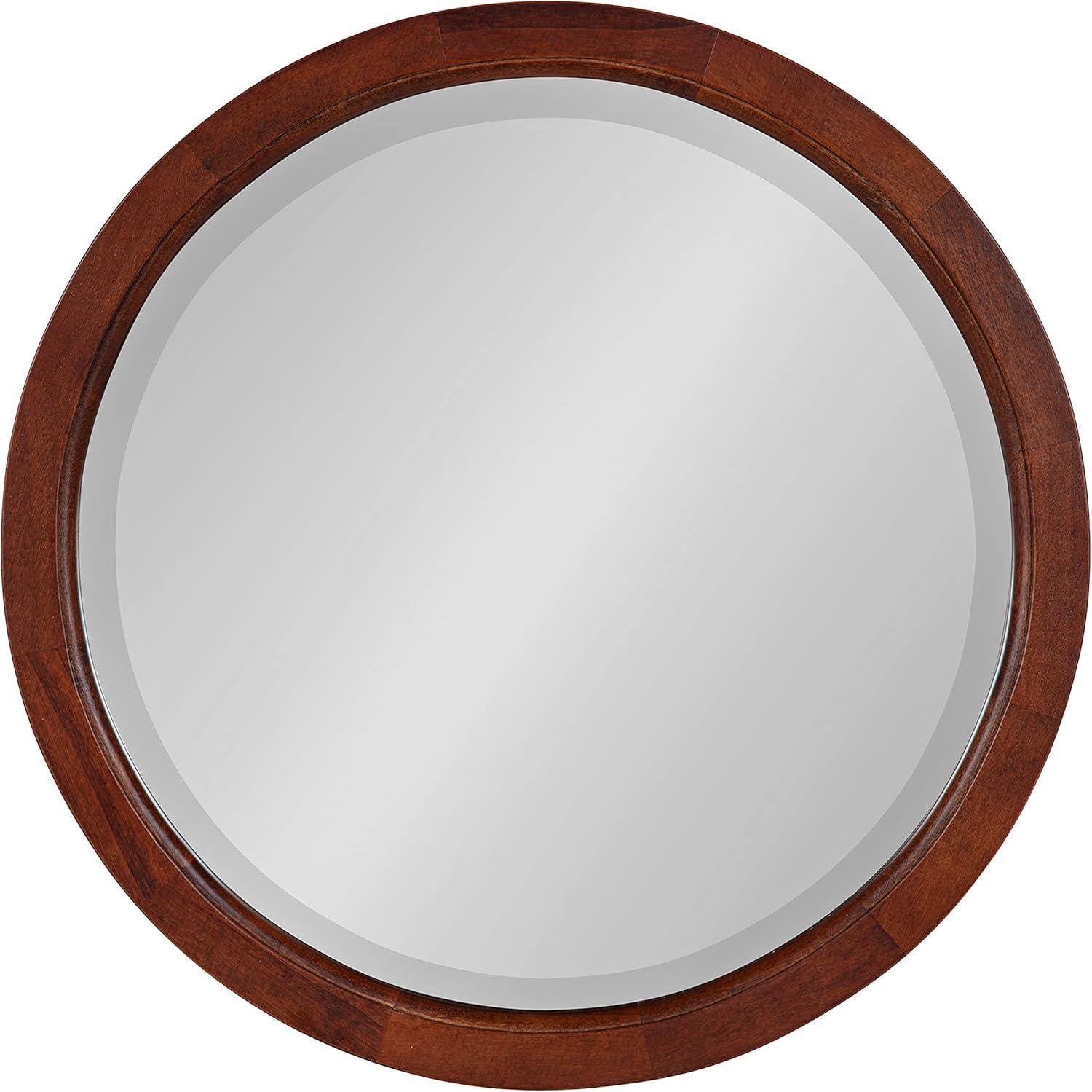 Hogan Round Framed Decorative Wall Mirror - Kate & Laurel All Things Decor