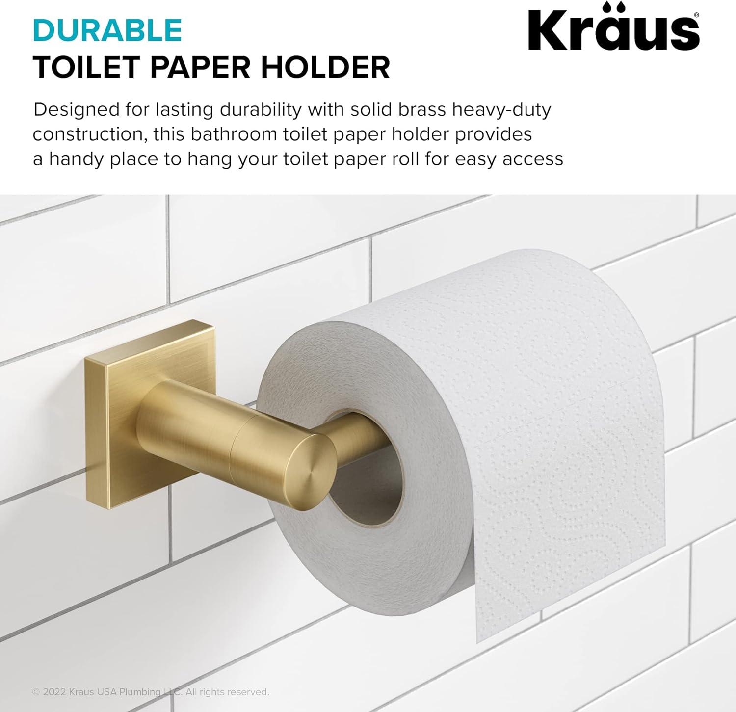Kraus KEA-17729BG Ventus Bathroom Wall Mount Toilet Paper Holder