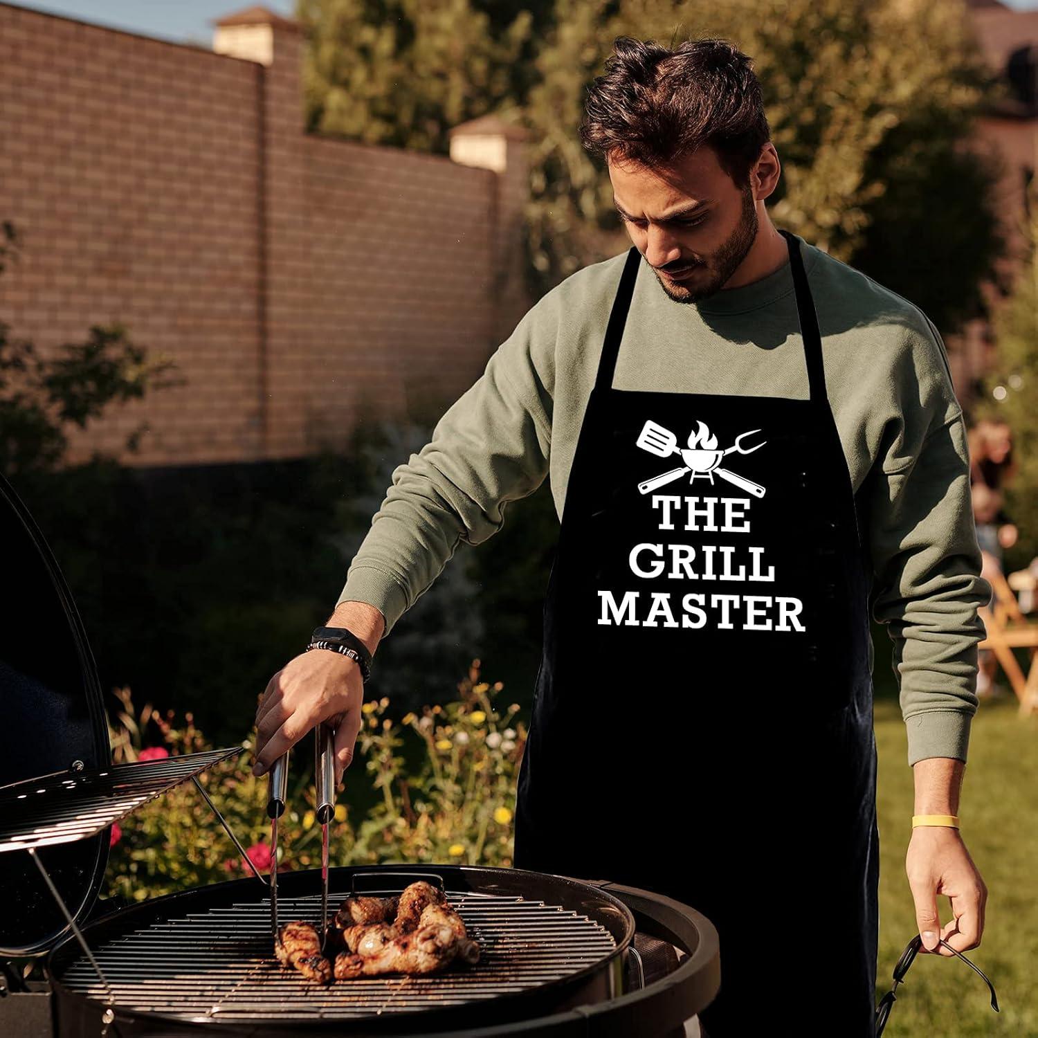UP THE MOMENT The Grill Master The Man The Myth The Legend Apron, Funny Apron for Men, BBQ Grill Apron, Chef Apron, Funny Apron for Dad, Mens Funny Apron, Funny Chef Apron for Men