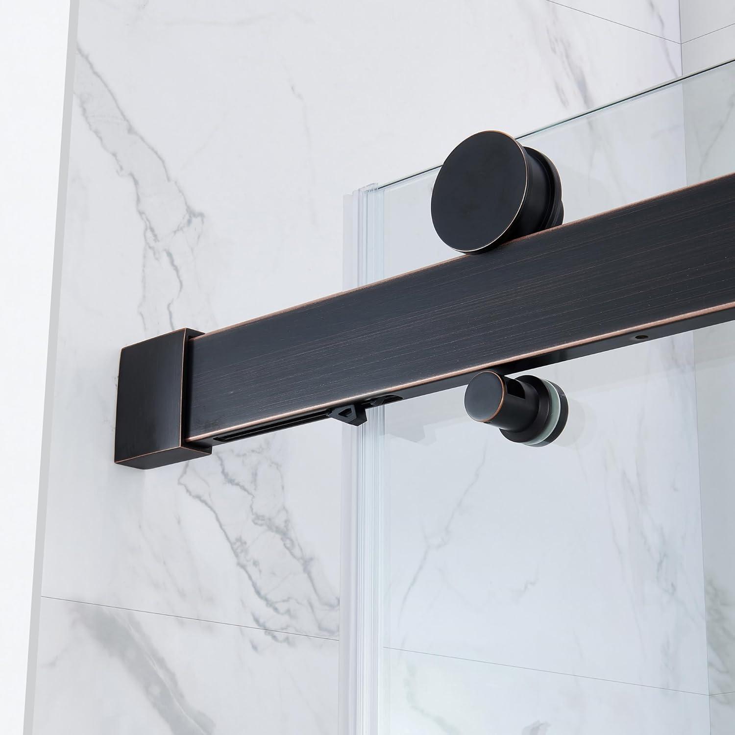 OVE Decors Bel Soft Close 60" x 78" Frameless Sliding Soft Close Shower Door