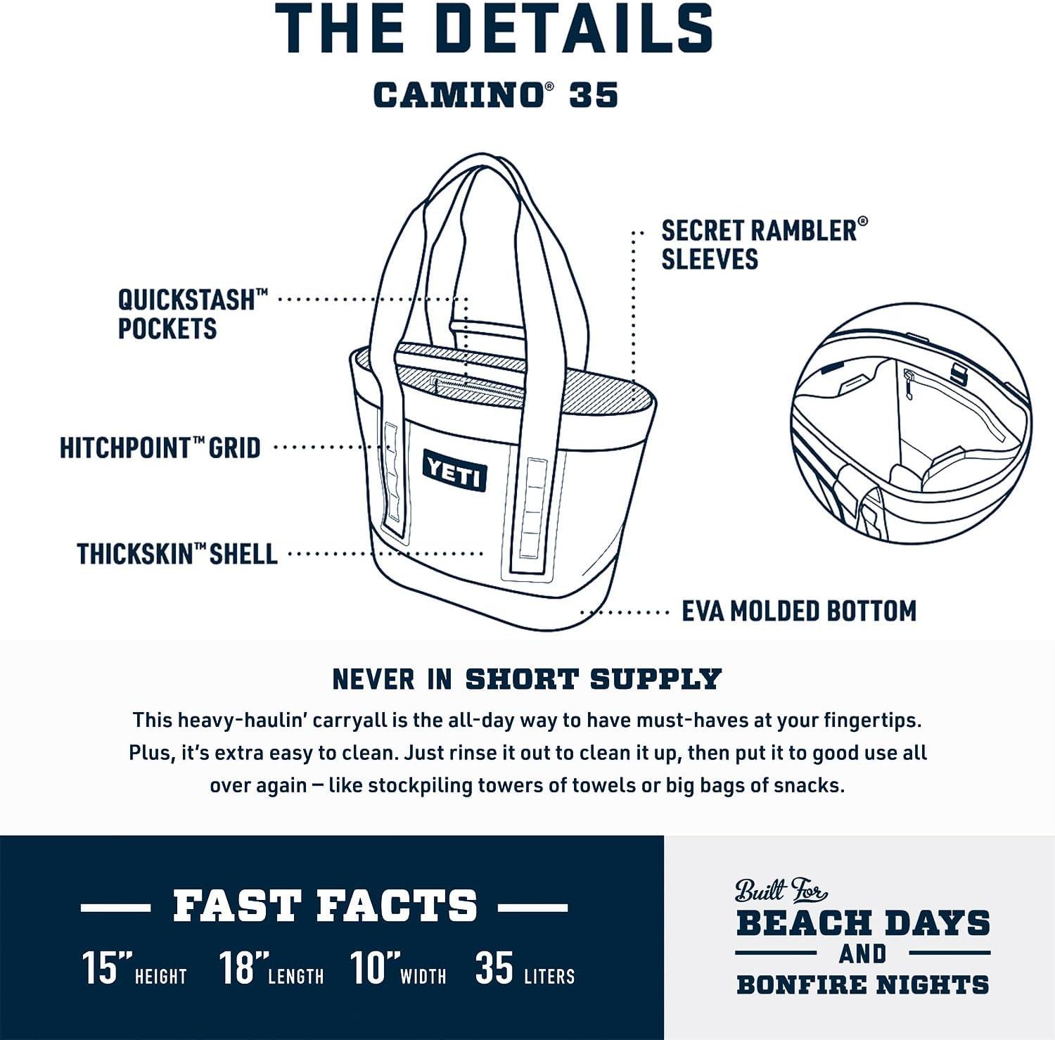 Yeti Camino Carryall 35 Tote Bag Olive