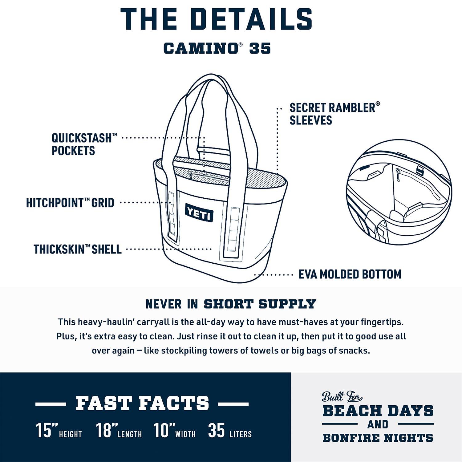 Yeti Camino Carryall 35 Tote Bag Olive