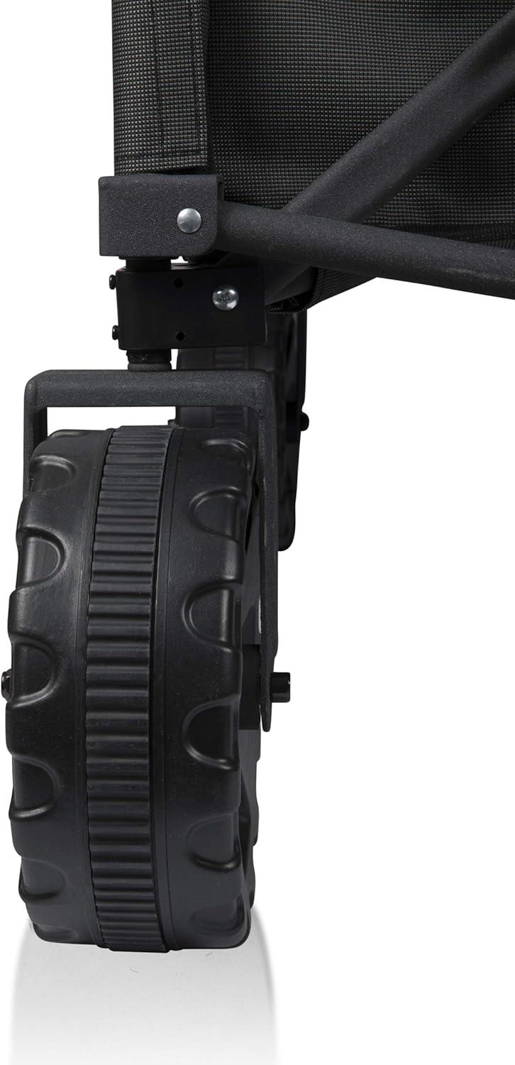 ONIVA™ Adventure Wagon Elite All-Terrain Folding Beach Wagon with Big Wheels plus Table Top Lid & Soft Cooler Liner - Collapsible Utility Wagon