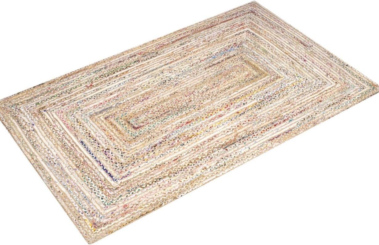 Cape Cod CAP202 Woven Indoor Area Rug - Beige/Multi - 6'x9' - Safavieh