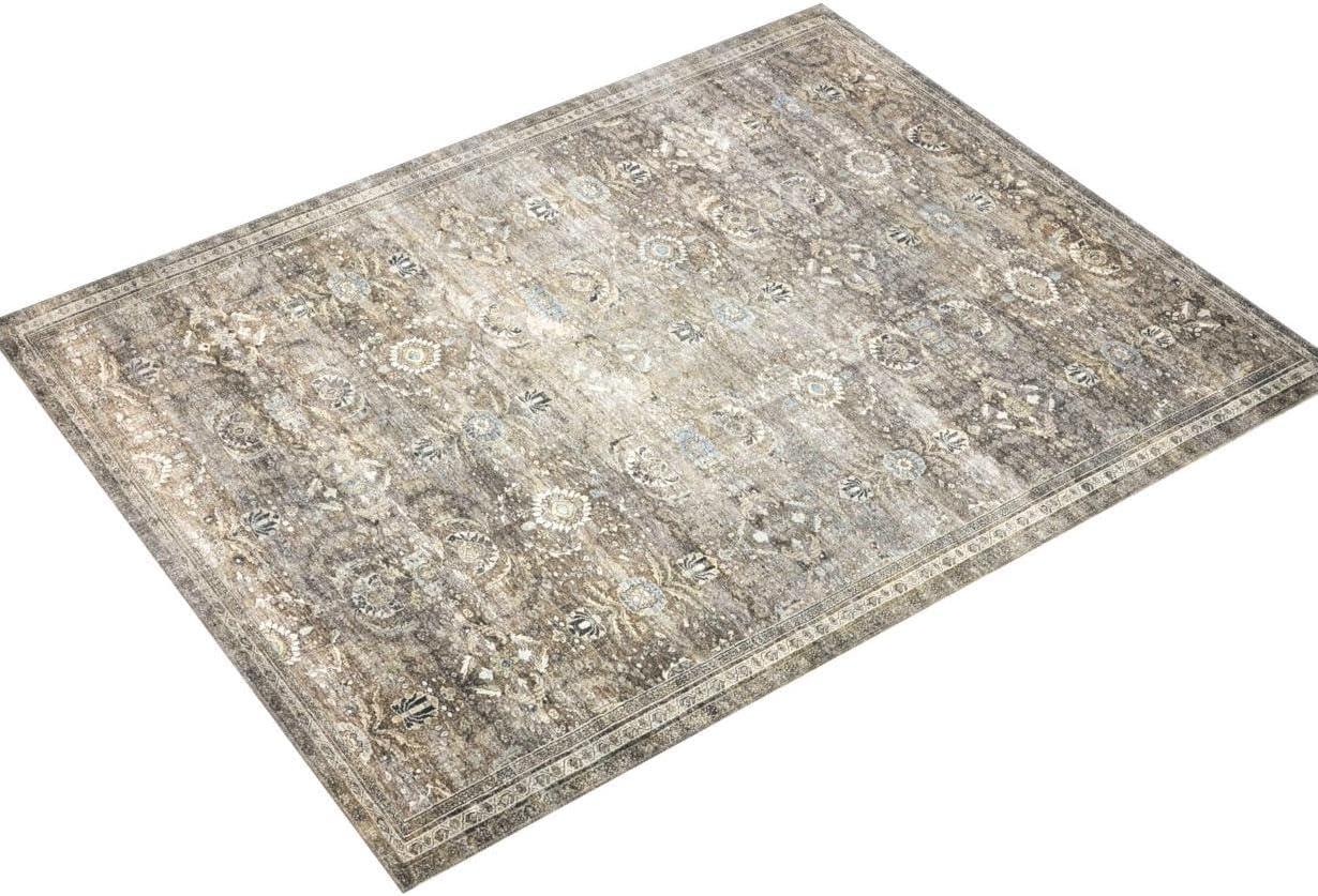 Loloi II Layla LAY-13 Printed Antique / Moss Oriental Area Rug 9'-0" x 12'-0"