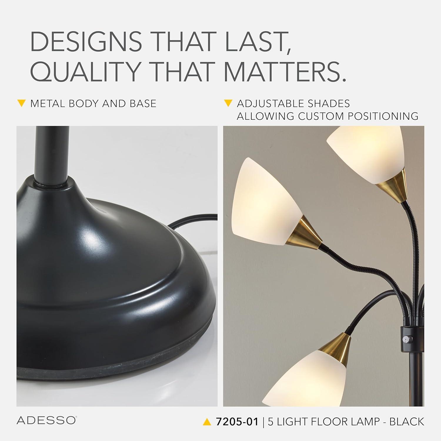 Simplee Adesso 5 Light Floor Lamp