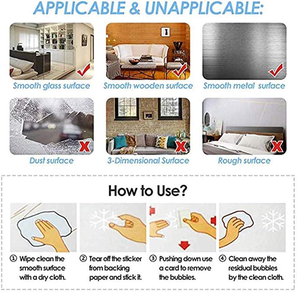 Christmas Windows Static Stickers Clings Santa Claus Snowman Deer Snowflake Removable Vinyl Christmas Tree Diy Wall Window Door Mural Decal Sticker Fo
