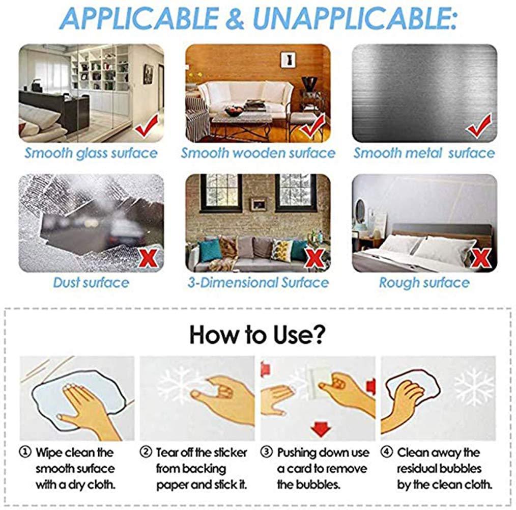 Christmas Windows Static Stickers Clings Santa Claus Snowman Deer Snowflake Removable Vinyl Christmas Tree Diy Wall Window Door Mural Decal Sticker Fo