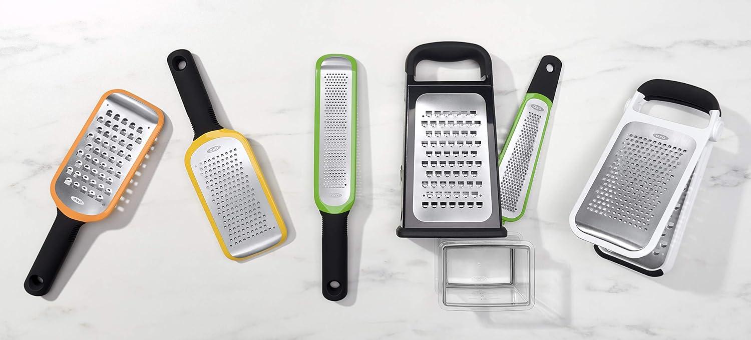 Yellow Rectangular Medium Stainless Steel Grater