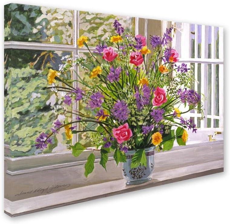 David Lloyd Glover " Windowsill Bouquet " by David Lloyd Glover