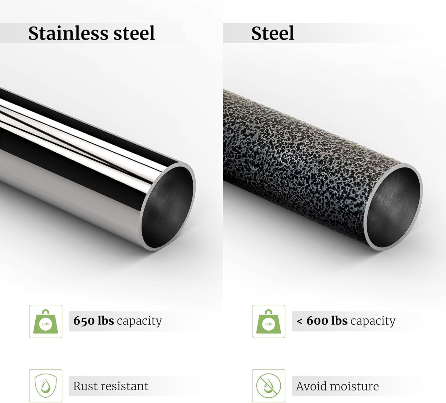 Tranquillo Adjustable Hammock Stand, Collapsible Camping Hammock and Stand, 650 lbs Capacity Deluxe Double Hammock Stand for 2 Persons, Portable Everywhere Easy Assembly Non-Slip and Noise-Free, Grey