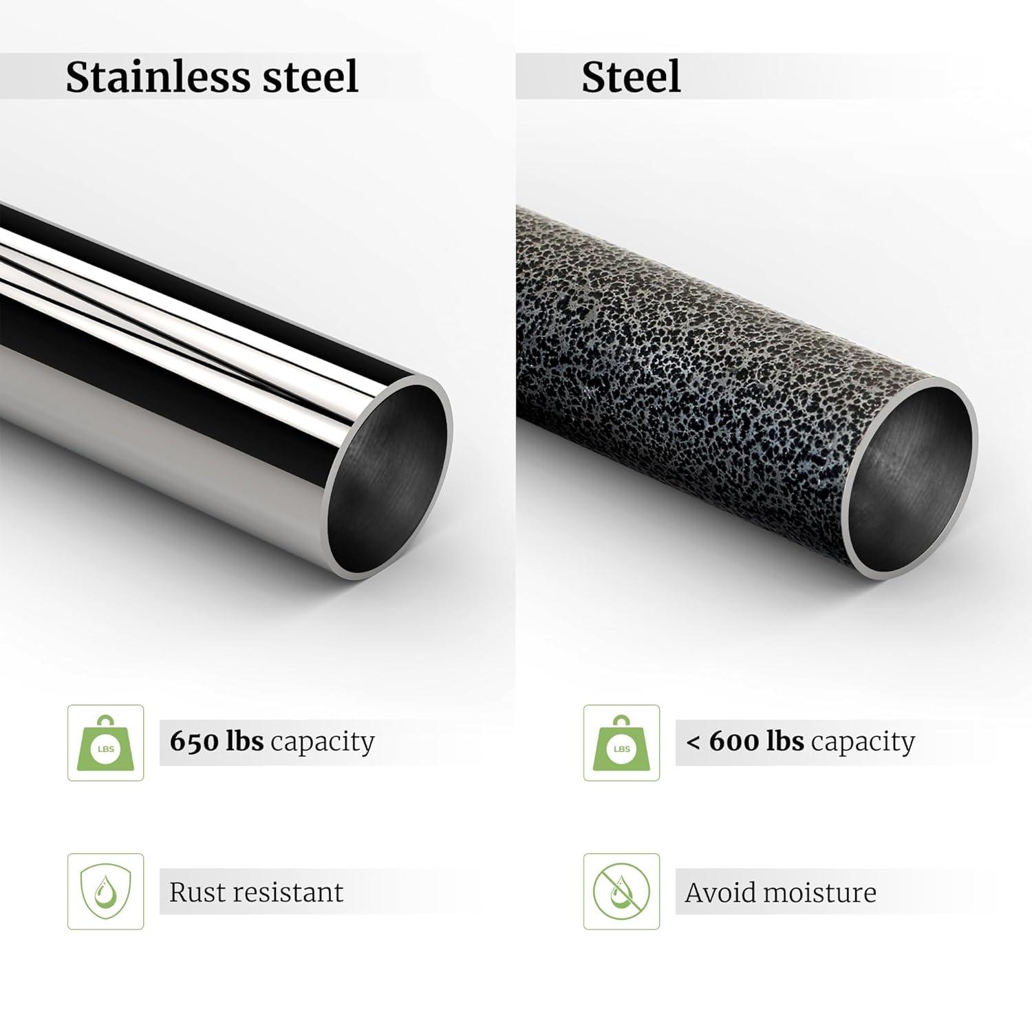 Tranquillo Adjustable Hammock Stand, Collapsible Camping Hammock and Stand, 650 lbs Capacity Deluxe Double Hammock Stand for 2 Persons, Portable Everywhere Easy Assembly Non-Slip and Noise-Free, Grey