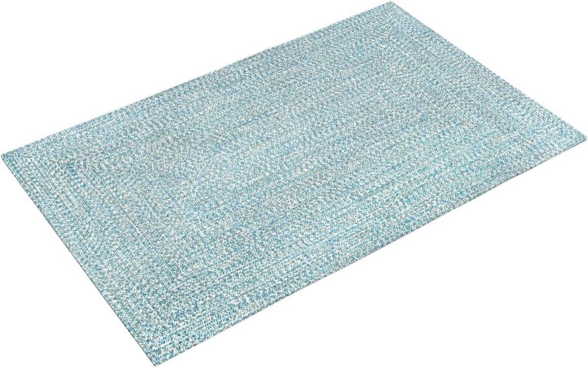 nuLOOM Wynn Braided Indoor/Outdoor Charcoal 2' x 3' Casual Area Rug