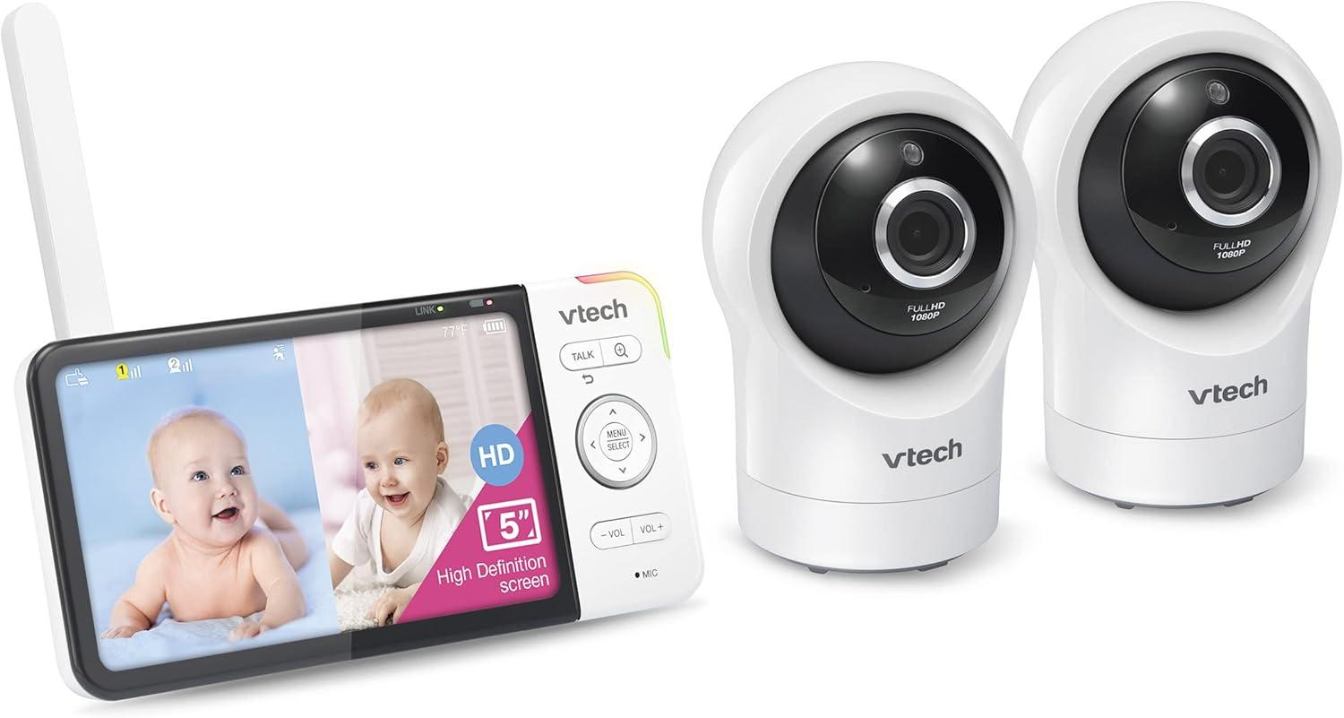 VTech Digital Video Monitor with Remote Access and 2 Cameras 5"- RM5764-2HD