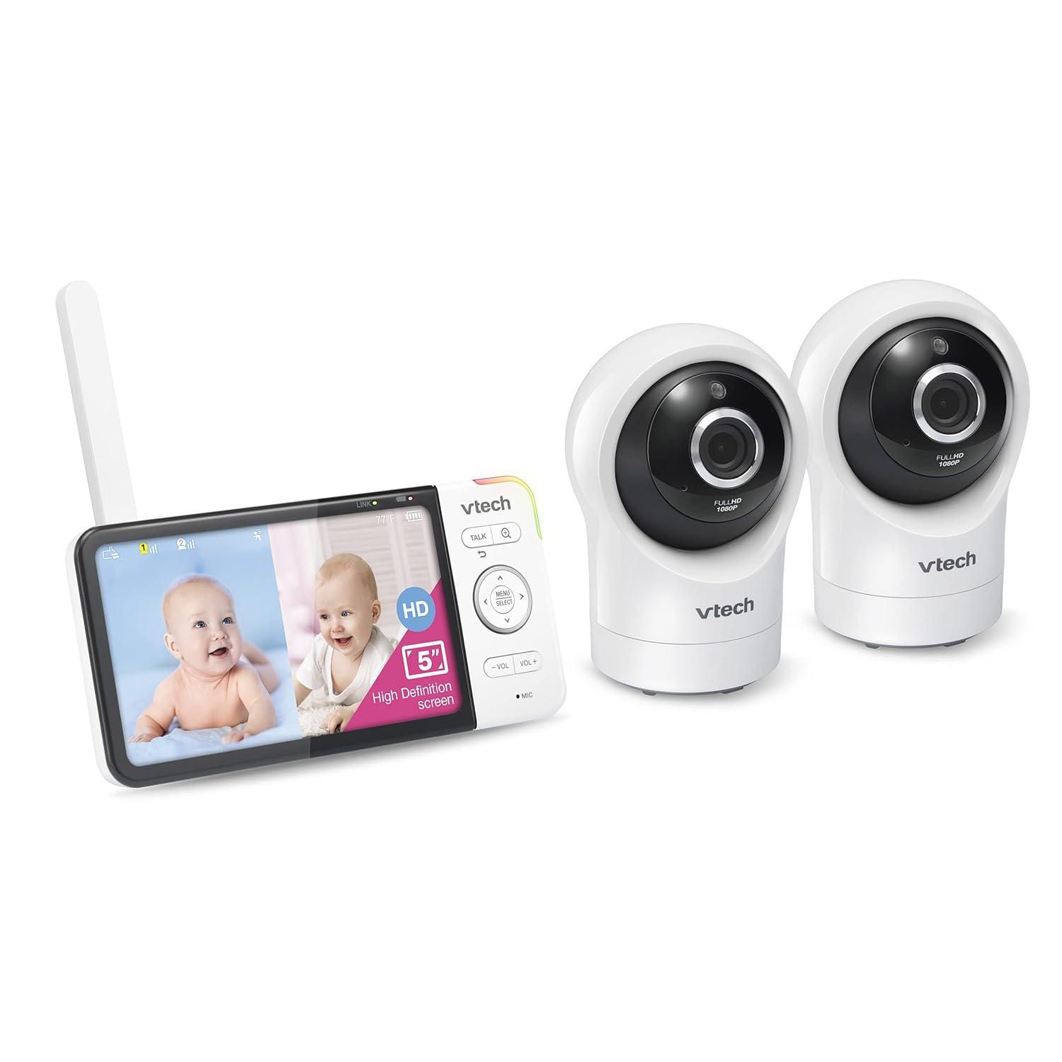 VTech Digital Video Monitor with Remote Access and 2 Cameras 5"- RM5764-2HD