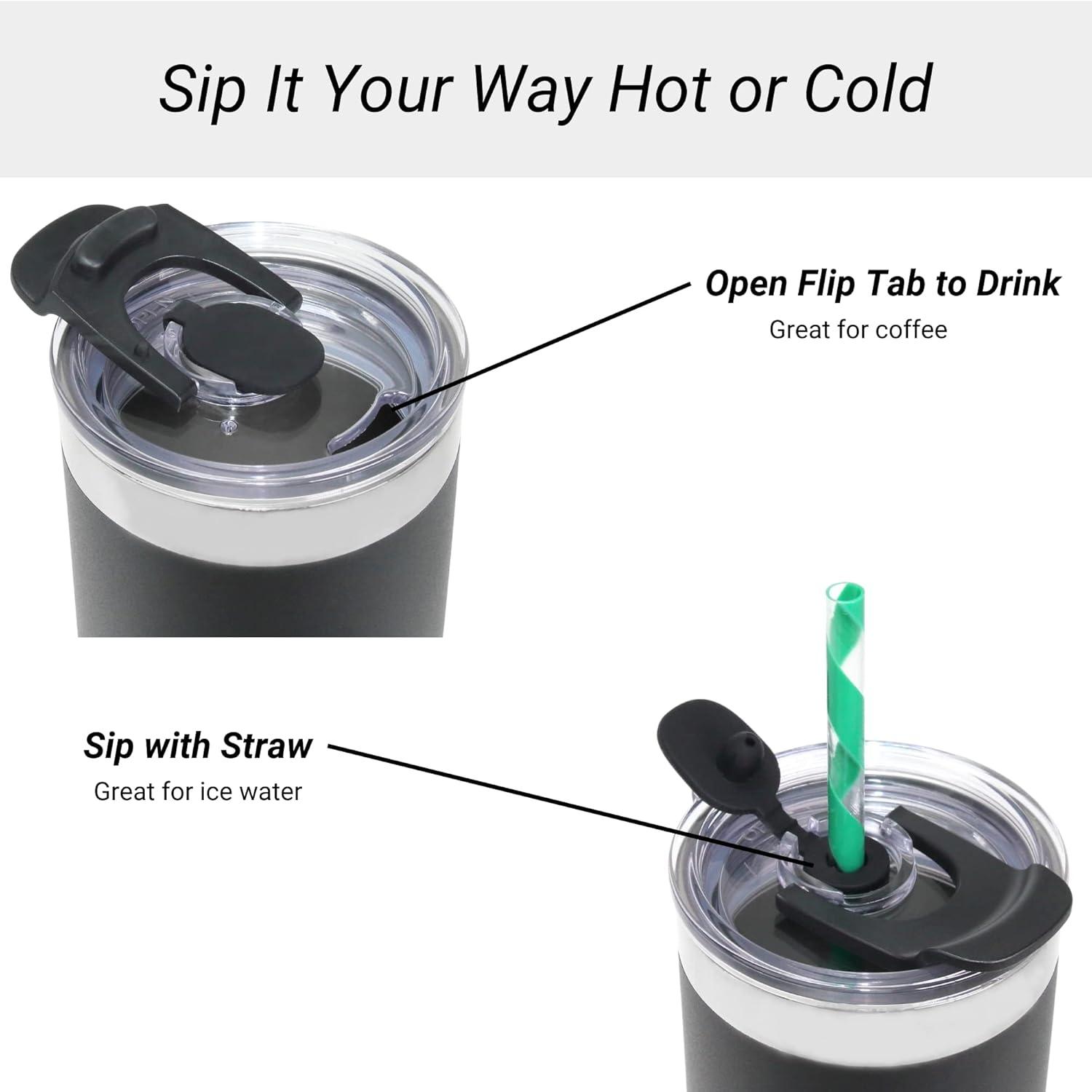 Drinco Drinco 20oz. Double Wall Insulated Stainless Steel Travel Tumbler