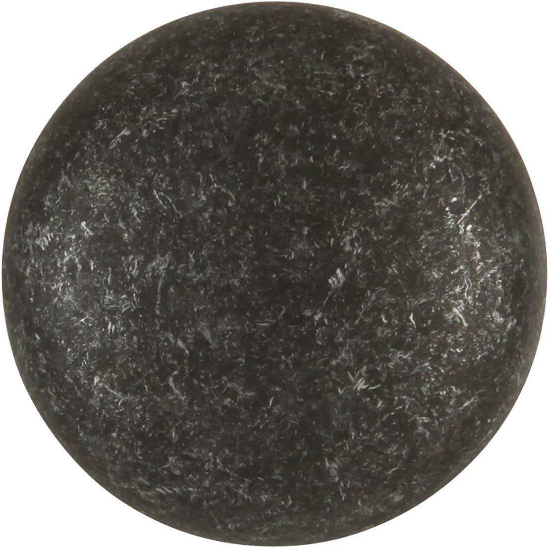 Pewter Matte Round Cabinet Knob with Mounting Hardware