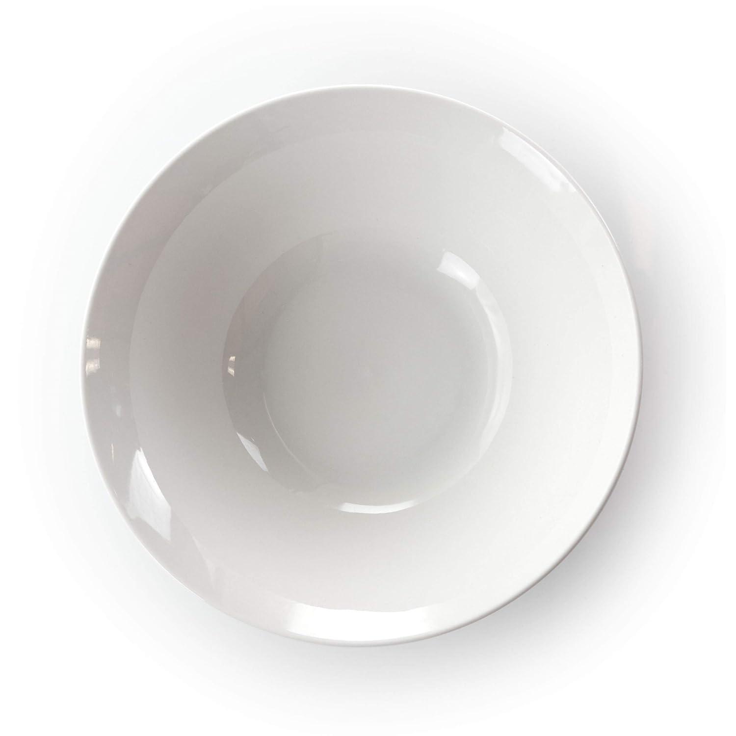 Elama Marshall 16 Piece Porcelain Dinnerware Set in White