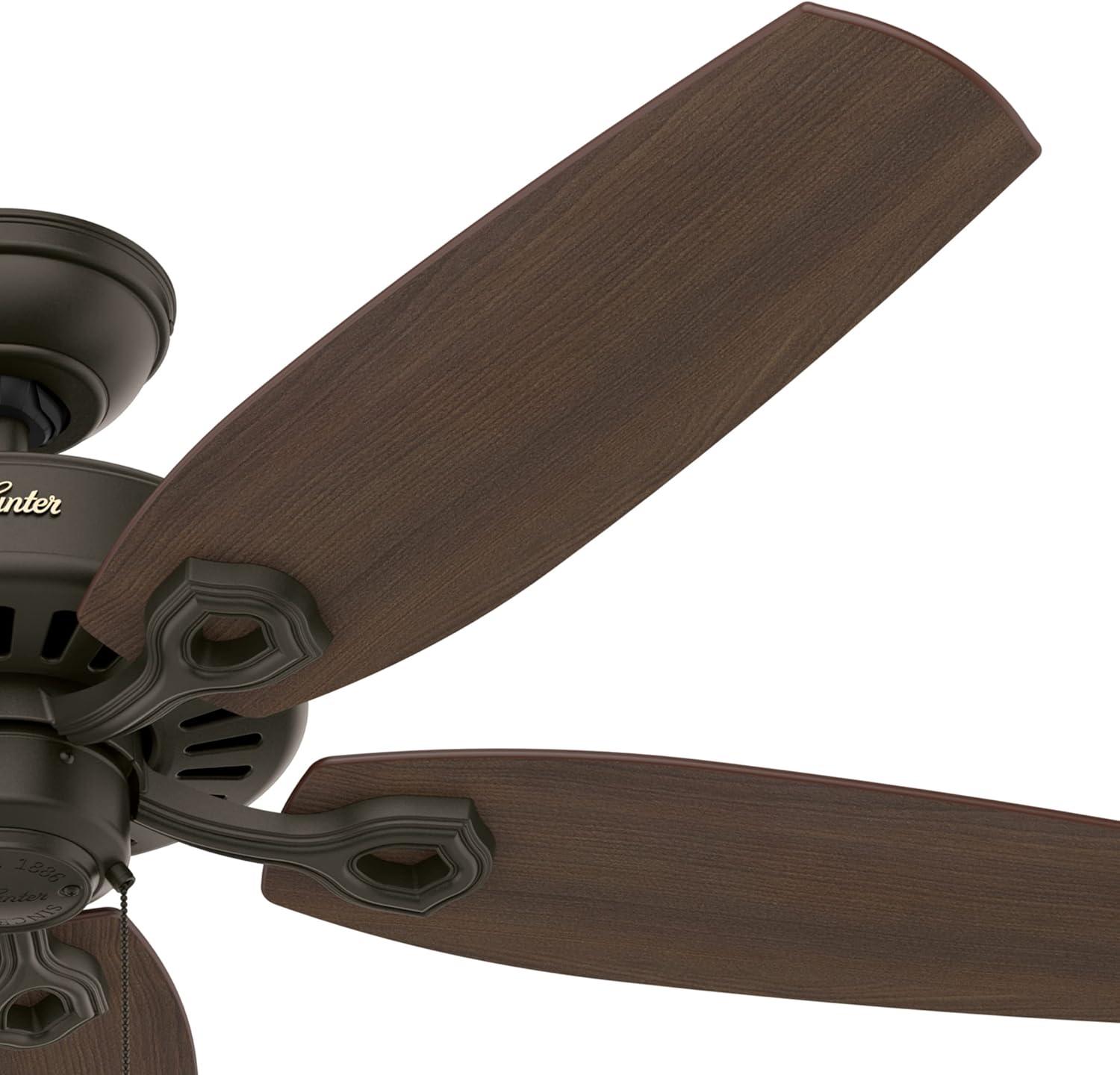 52" Builder Elite 5 - Blade Standard Ceiling Fan with Pull Chain